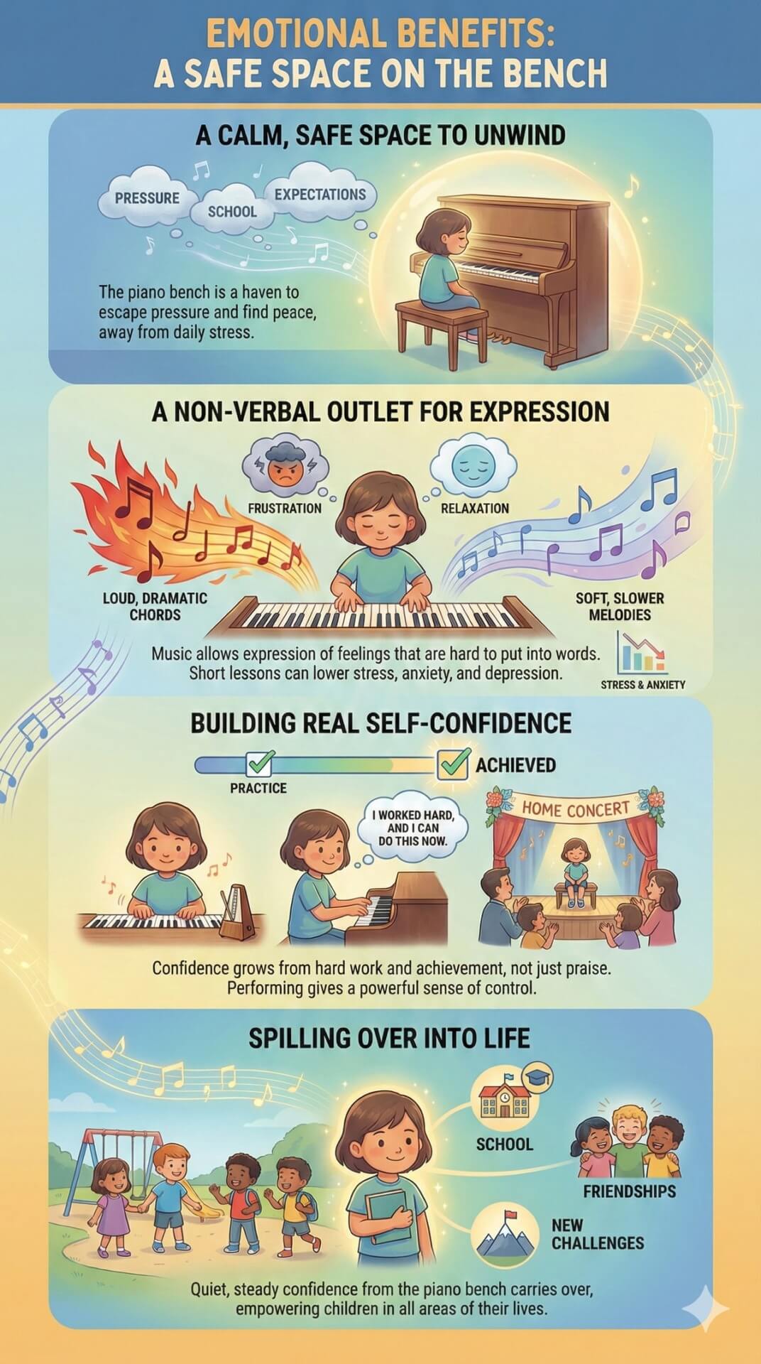 emotional benefits a safe space on the bench