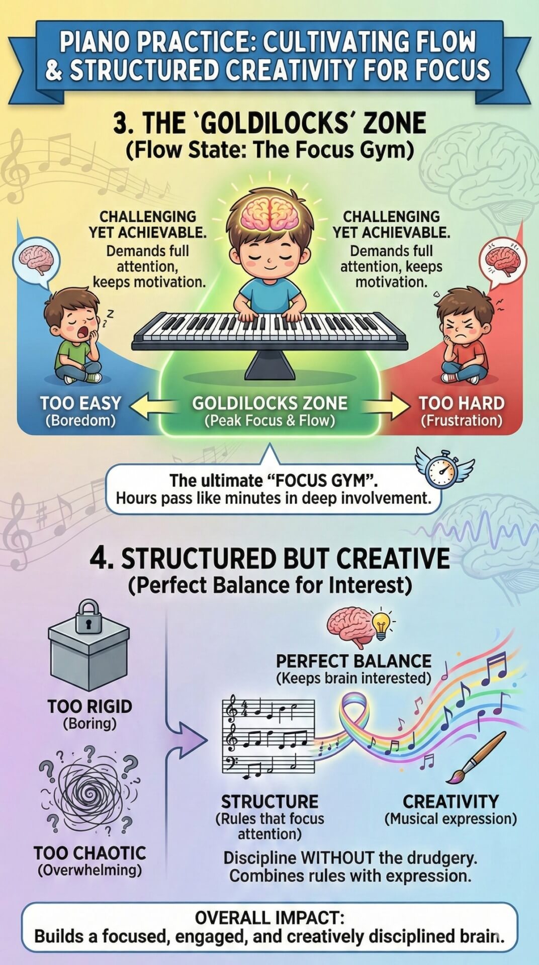 structured but creative